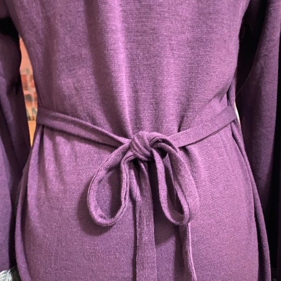 Bohemian Purple Embellished Short Casual Dress. - Picture 4 of 10